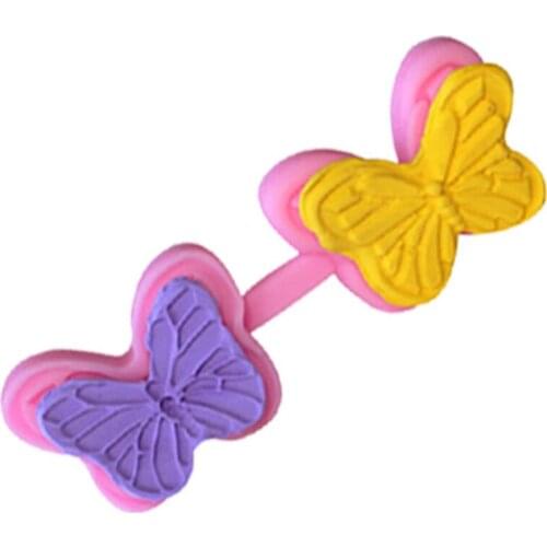 DIY Cute Butterfly Shape Silicone 3D Mold Cookware Dining Bar Non-Stick Cake Decorating Fondant Soap Mold tools Gift