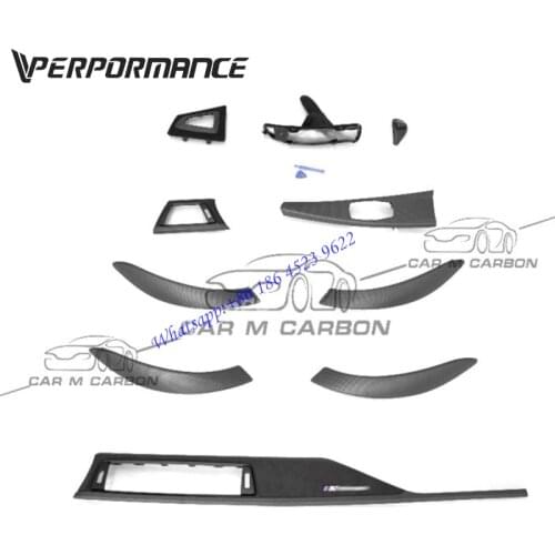 Dry carbon interier parts 3s 4s interior accessories for 3S F30 F31 F35 F32 F34 F36 3GT 4S MP style inner trim parts M-P