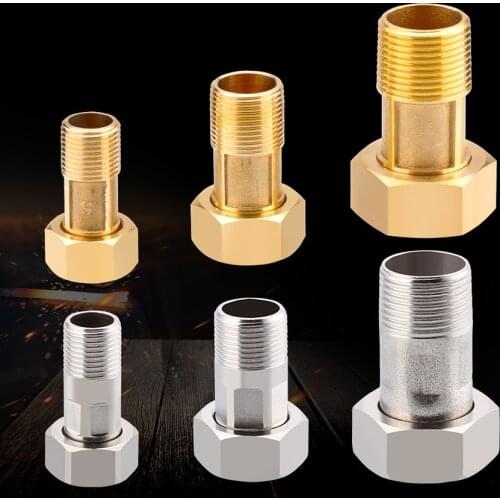 Brass / Stainless Steel Water Pipe Reducing Union 1/2" 3/4" 1" Male x Female BSPT For Water Meter Pump Pipe Fittings