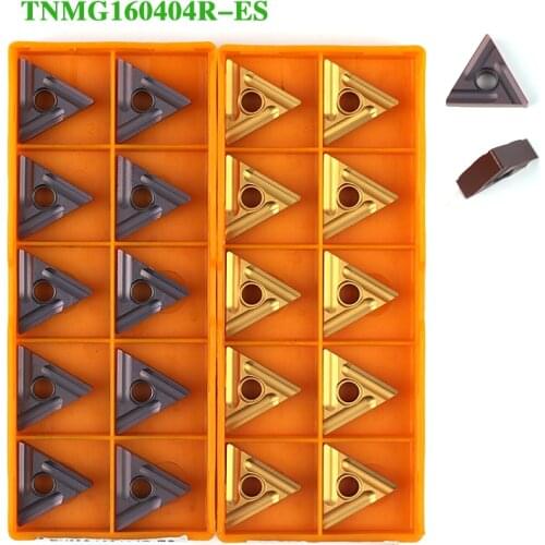 10pcs TNMG160404 R ES TNMG160408 MA VP15TF US735 UE6020 Carbide Insert CNC External Turning Tool TNMG Blade Lathe Metal Cutter