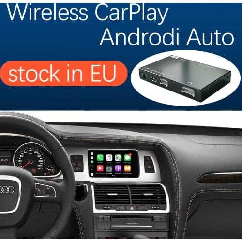 Wireless Apple CarPlay Android Auto Interface for Audi Q7 2010-2015, with AirPlay Mirror Link Car Play Functions