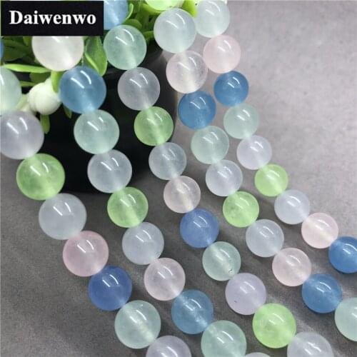 Calcedony Agate Beads 6/8/10mm Round Natural Loose Stone Bead Diy for Jewelry