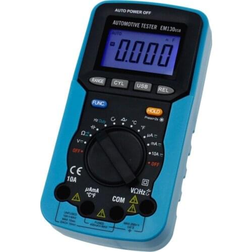 Hot Digital Multimeter AC/DC Voltage Current Capacitance Engine Speed Meter Temperature with Computer Interface