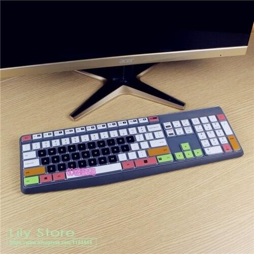 For Logitech MK235 K235 MK315 K375S Silicone mechanical Wireless Bluetooth Desktop keyboard Cover Protector Dust Cover Film