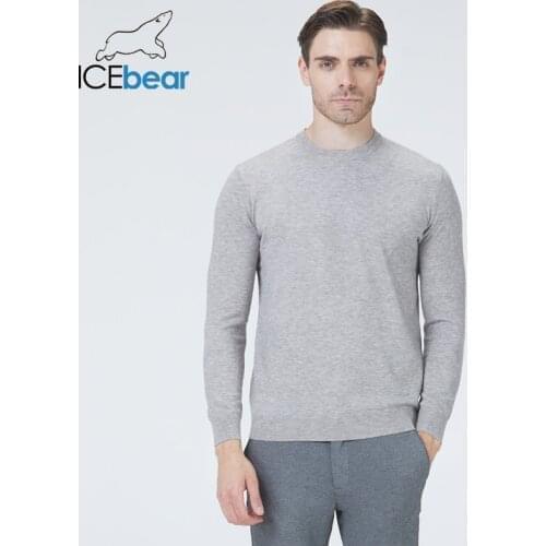 Icebear 2021 fashion mens sweater round neck fit knitwear fall mens sweaters pullovers pullover brand mens clothing 8856
