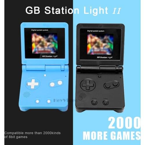 GB Station Light Boy Retro 8-Bit Game Console Handheld Game Player with 2.7'' LCD Portable Video Game Consoles