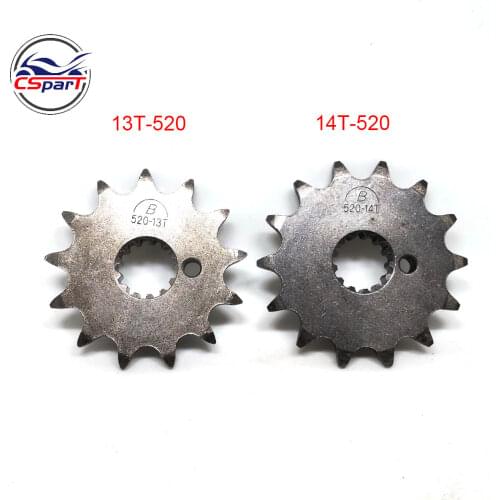 NC250 13T 14T 520 Sprocket 250CC ZongShen ZS177MM xmotos apollo KAYO T6 BSE 250 4 valve dirt pit bike