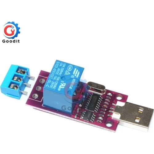 DC 5V Timer Relay Delay Switch Module CH340G USB Timer Control Switch Board USB to TTL USB CH340 Smart Programmable Delay Relay