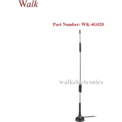 9.0dBi, SMA male connector gsm 3g LTE 4g whip antenna, high gain 4g LTE car antenna, magnetic LTE 4G car antenna