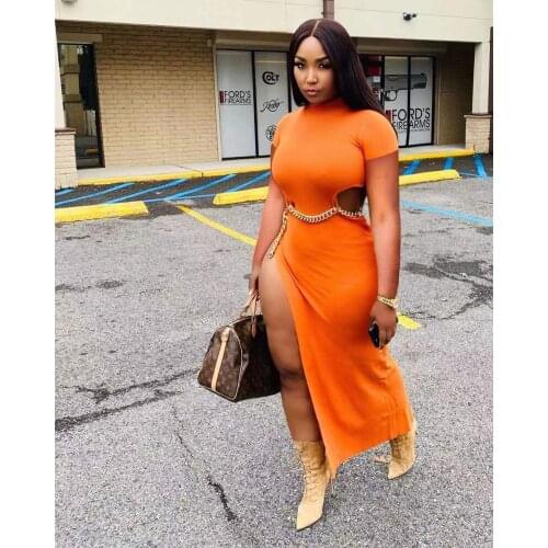 STARLIOUVIS Summer Dresses With A Slit