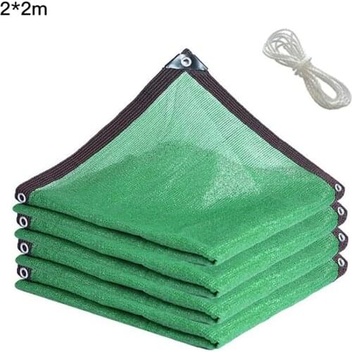 Brown Shade Cloth Sunshade Protection Encryption Outdoor Waterproof Sunscreen Rain Cover Thicken PE Awning Sun Shading Net