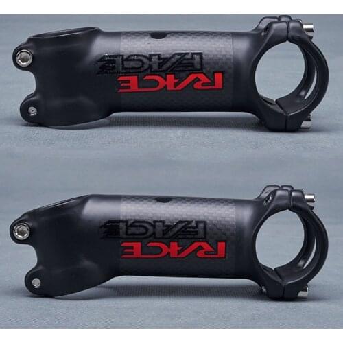 TOSEEK Race Face Next Matte Black Red 3K Carbon & Aluminum Bicycle Stem Road / MTB Bike Parts Handlebar 31.8mm Fork 28.6mm