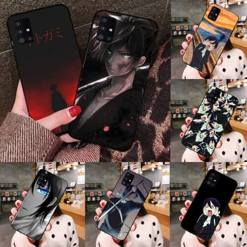 Japanese Yato Noragami Anime Art Phone Case black For Samsung galaxy S 21 20 10 8 A 51 71 50 21s 70 40 20 20e note 10 plus Ultra