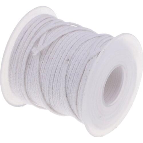 1 Roll 30 Meters / 98 Feet Braided Wick Candle Wick Spool for Candle DIY and Candle Making