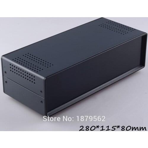 [2 color] 280*115*80mm electronic iron junction box PLC case for electrical project housing DIY control outlet box [40009(W115)]