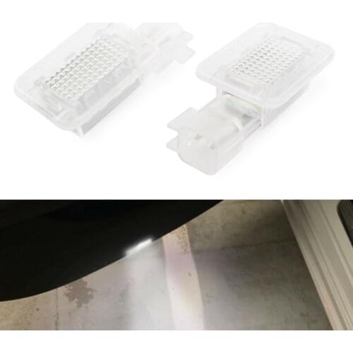 2x Car LED Boot Under Door Courtesy Light Lamp Bulb For Volvo V70 XC70 2001-2008 & C30 2007-2013 XC90 2003-2014
