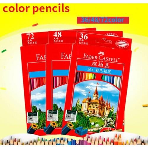 36/48/72/lot Oily color pencil water - soluble sketch art pen school students
