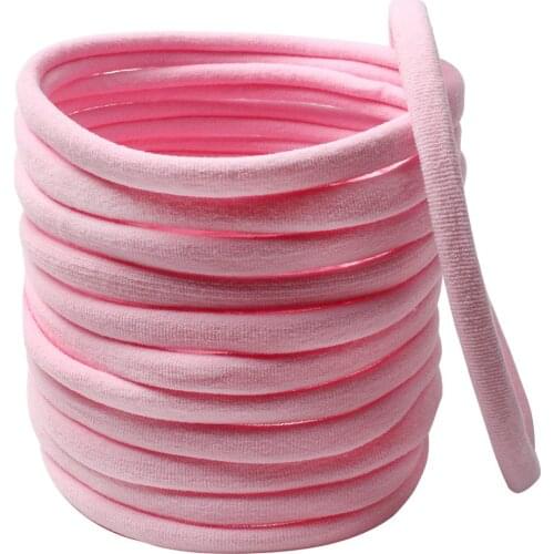 500pcs Baby Girls Super Soft Seamless Nylon Headbands For Children Nylon Hair bands DIy Accessories Wholesale Hair Accessories