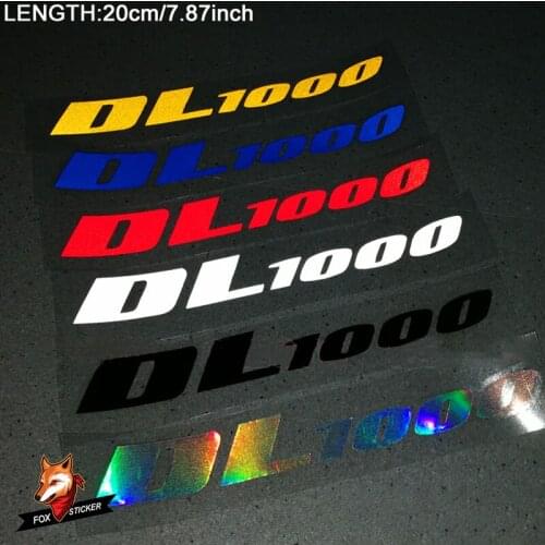 Reflective Stickers Decals Motorcycle Body Wheel Rims Fairing Helmet Tank Pad Label Logo for SUZUKI DL1000 DL 1000