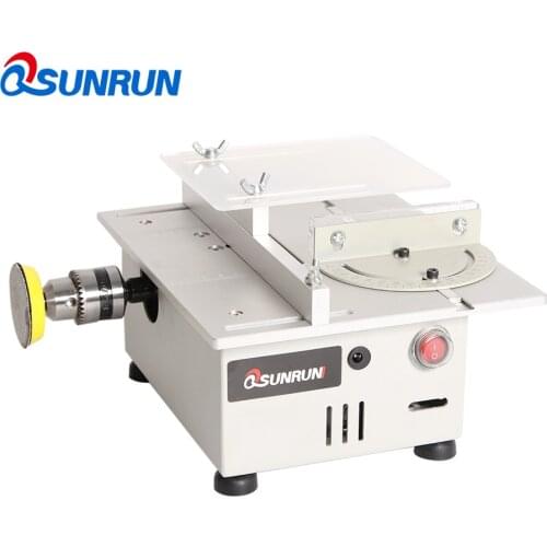 Aluminum miniature table saw high precision DC 24V 7000RPM cutting machine DIY model saws precision carpentry benchsaw
