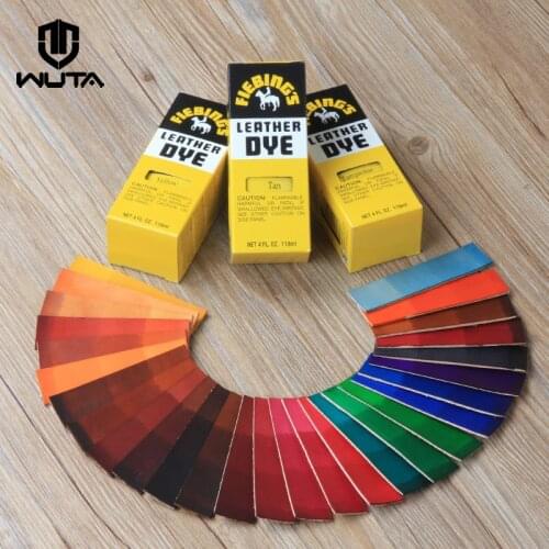 American Import 118ml Leather Dye Alcohol Alcohol Vegetable Tanning Handmade Shoes Bag DIY leather Tools Coloring Agent Dyestuff