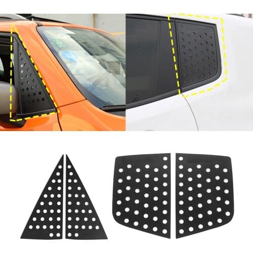 Car Front Rear Window Triangle Glass Panel Decorative Cover for Jeep Renegade 2016 2017 2018 2019 2020 2021 External Accessories