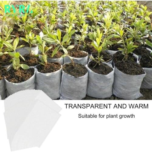 100Pcs Biodegradable Non-woven Seedling Pots Eco-Friendly Planting Bags Nursery Bag Plant Grow Bags Garden Accessories New