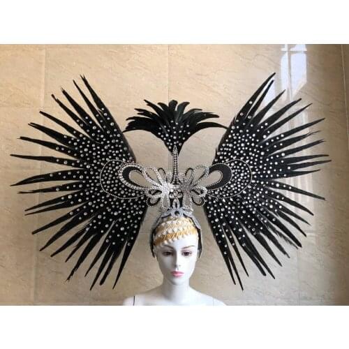 Brazil Rio Spanish Cuba Santiago Havana Venice Dionysia carnival Float Mask dress masque ball costume samba plumage plume Headd