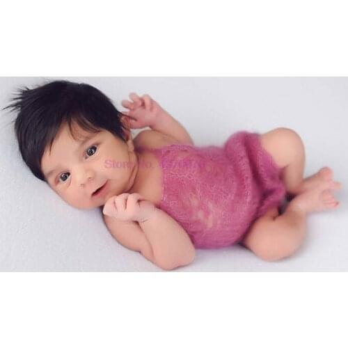 DHL 100pcs baby rompers,newborn photography mohair rompers