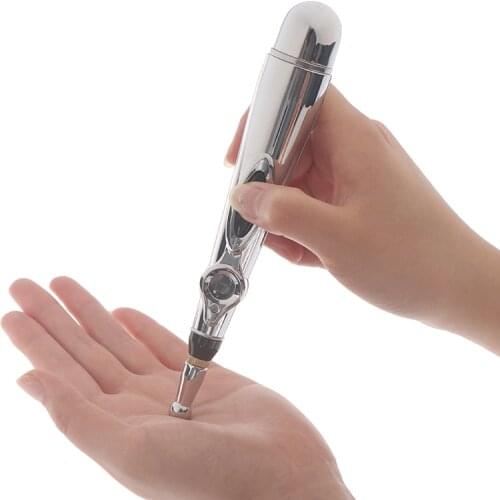 Electronic Acupuncture Pen Electric Meridians Laser Therapy Heal Massage Pen Meridian Energy Pen Relief Pain Tools
