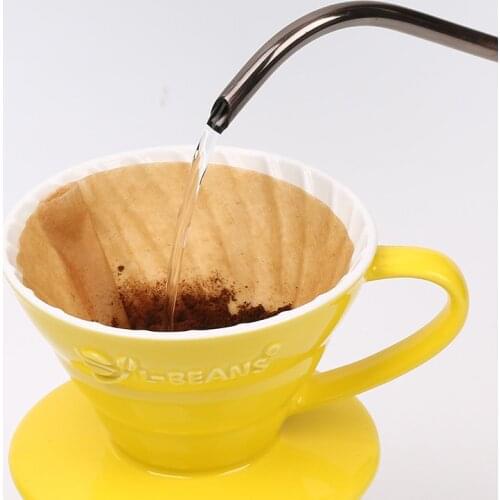 40pcs/Pack Coffee filter paper Hand Drip Paper Coffee Filter Espresso Coffee Filters