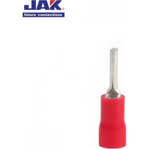 PTVSeries 100pcs/bag Insulated Balde Terminals 1.25mm² Wire Connectors Chip-Shaped Terminals Pre-insulating terminal