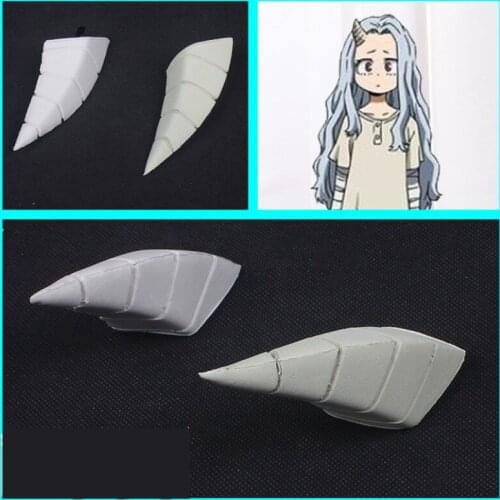 2 Colors Anime Boku no Hero Akademia My Hero Academia Eri Horn Head Clip Headwear Hairwear Cosplay Props Accessories