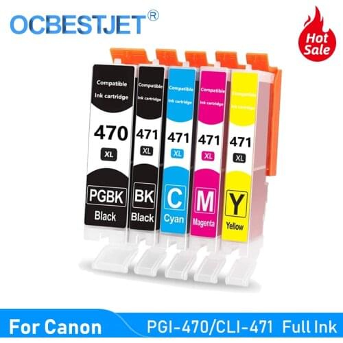 PGI-470 CLI-471 PGI-470XL Ink Cartridge For Canon PIXMA TS8040 TS5040 TS6040 MG5740 TS9040 MG5740 MG6840 MG7740 Inkjet Printer