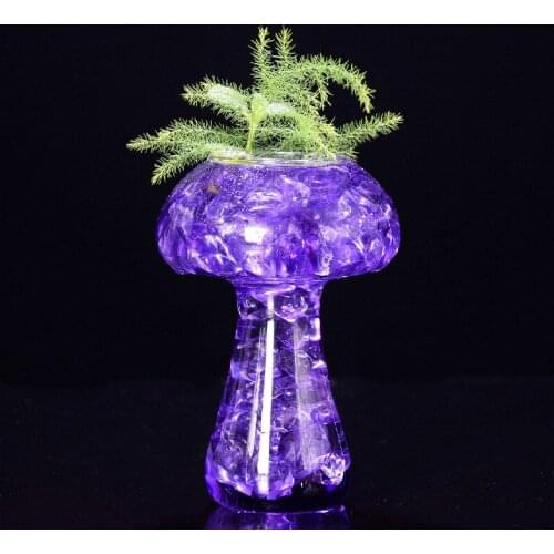 Mushroom cocktail glass bar cocktail glass mushroom glass molecular smoke creative cocktail glass LB031106