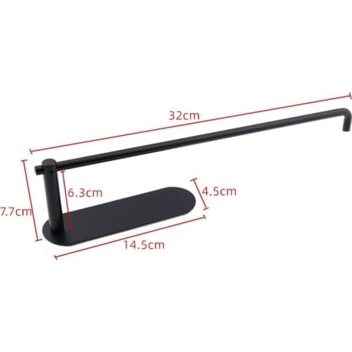 Punch-Free Kitchen Paper Towel Holder Stainless Steel Kitchen Paper Rack Home supplies CLH@8