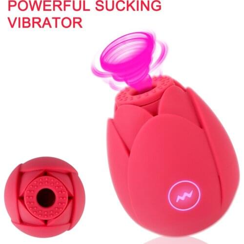 Vaginal Sucking Vibrator Clitoral Stimulate Nipple Massage Powerful Sex Toys For Women Lotus Flower