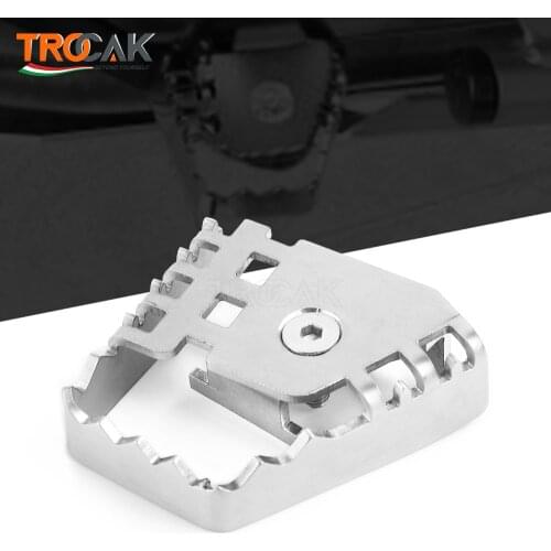 NEW Motorcycle Rear Brake Pedal Step Tip Plate Enlarge Extender For BMW R1200GS ADV/R LC F800GS F700GS F650GS R1150GS