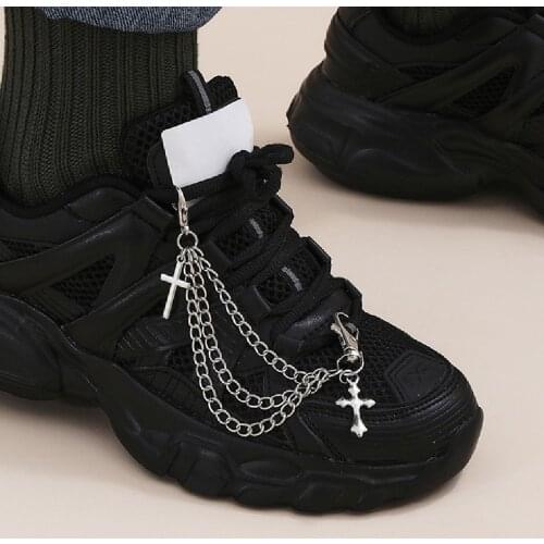 Cosysail Charm Cross Tassel Pendant Boot Shoe Chain Jewelry for Women Unisex 2021 Trendy Anklet Chain Party Jewelry Gift