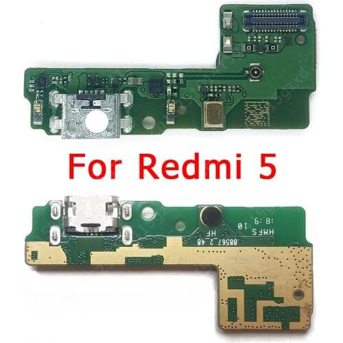 Original Charge Board for Xiaomi Redmi 5 USB PCB Dock Connector Flex Cable Replacement Spare Parts Charging Port for Redmi 5