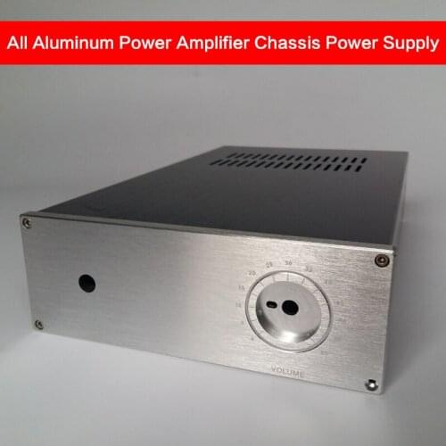 194*70*311mm All Aluminum Power Amplifier Chassis Power Supply Case Audio Shell Amplifier Box Multi-purpose Enclosure DIY1907