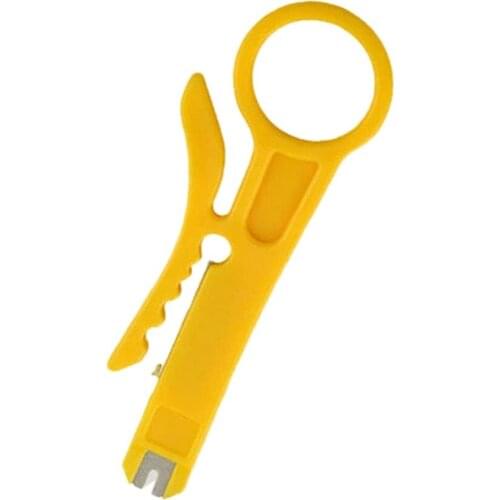 Practical Mini Network Cable Cutter Stripper Plier Punch Down Hand Tools Easy to Use Mini Portable Simple Data Cable Wire Plier