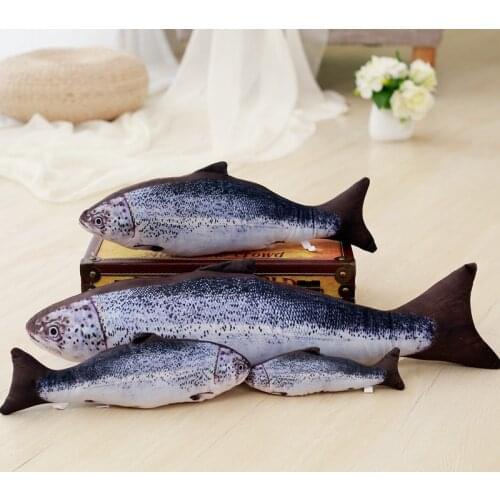 20cm/30cm/40cm Realistic Simulation Fish Plush Toy Soft Cartoon Animal Mandarin Fish Stuffed Doll Cat Dog Pet Toys Children Gift