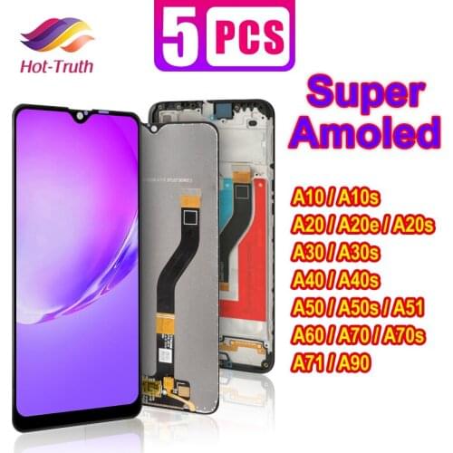 Amoled For Samsung Galaxy A10 A10s A20 A20e A30 A30s A40s A50 A50s A70 A51 A71 A90 Touch Screen Sensor Digitizer With Free Kits