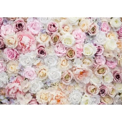 SHENGYONGBAO Vinyl Custom Photography Backdrops Prop Flower Wall Theme Photo Studio Background LCJD-158