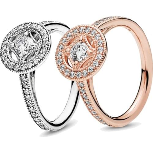 SPINNER Rings With Cubic Zirkonia For Women