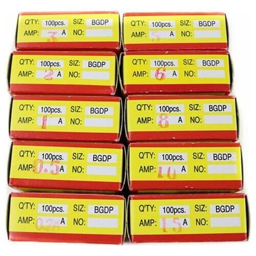 5*20mm Glass Fuse 0.2A 250V Fast Fuse 5*20 F0.2A 200MA 250V