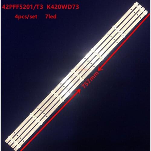 LED Backlight strip 7 lamp for Philip 40"TV 4708-400000-a1213K31 39PHF3251-T3 T4012M 39PHF5451 D40LW1000