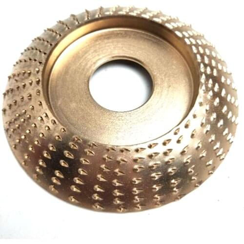 Wood Angle Grinding Wheel Abrasive Disc Angle Grinder Carbide Coating 85*22mm Bore Shaping Sanding Carving Rotary Tool