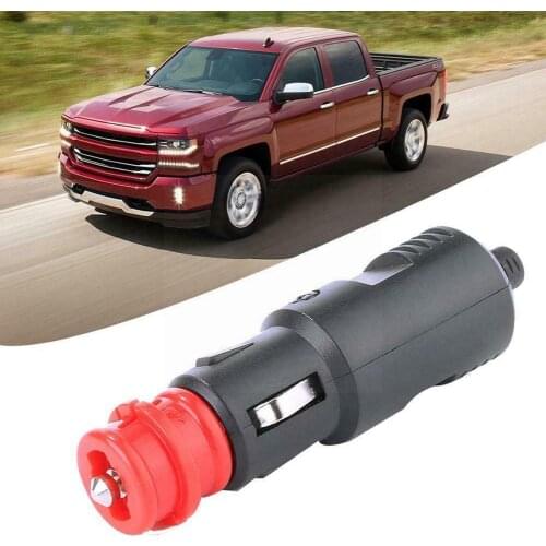 Universal EU 12V-24V Car Cigarette Lighter Power Connection Cigaret Plug Male Adaptor Dropsipping Socket D7Q7
